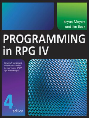 cover image of Programming in RPG IV